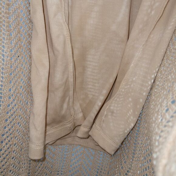 New Freshman 1996‎ Beige Crochet Maxi Dress Size Large - Picture 6 of 8